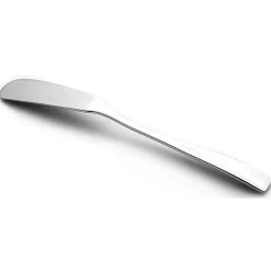 Fauchon 2 couteaux à beurre Signature argentés