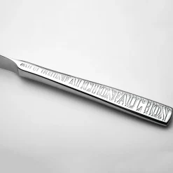 Fauchon 12 Couteaux à entremets Signature argentés - 20.5 cm