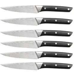 Sale Bjorn 6 Couteaux à steak Erling inox mat - 26x3x1 cm