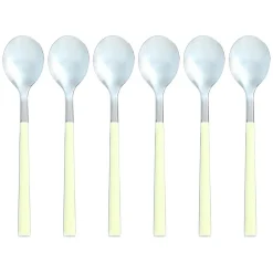 Online Menastyl 6 Cuillère à café Colorama crème - 16.5 cm