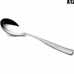 Sale Fauchon 12 Cuillère à entremets Signature argentées - 18.5 cm