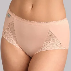 New Playtex 2 Culottes Coton Feminine beiges