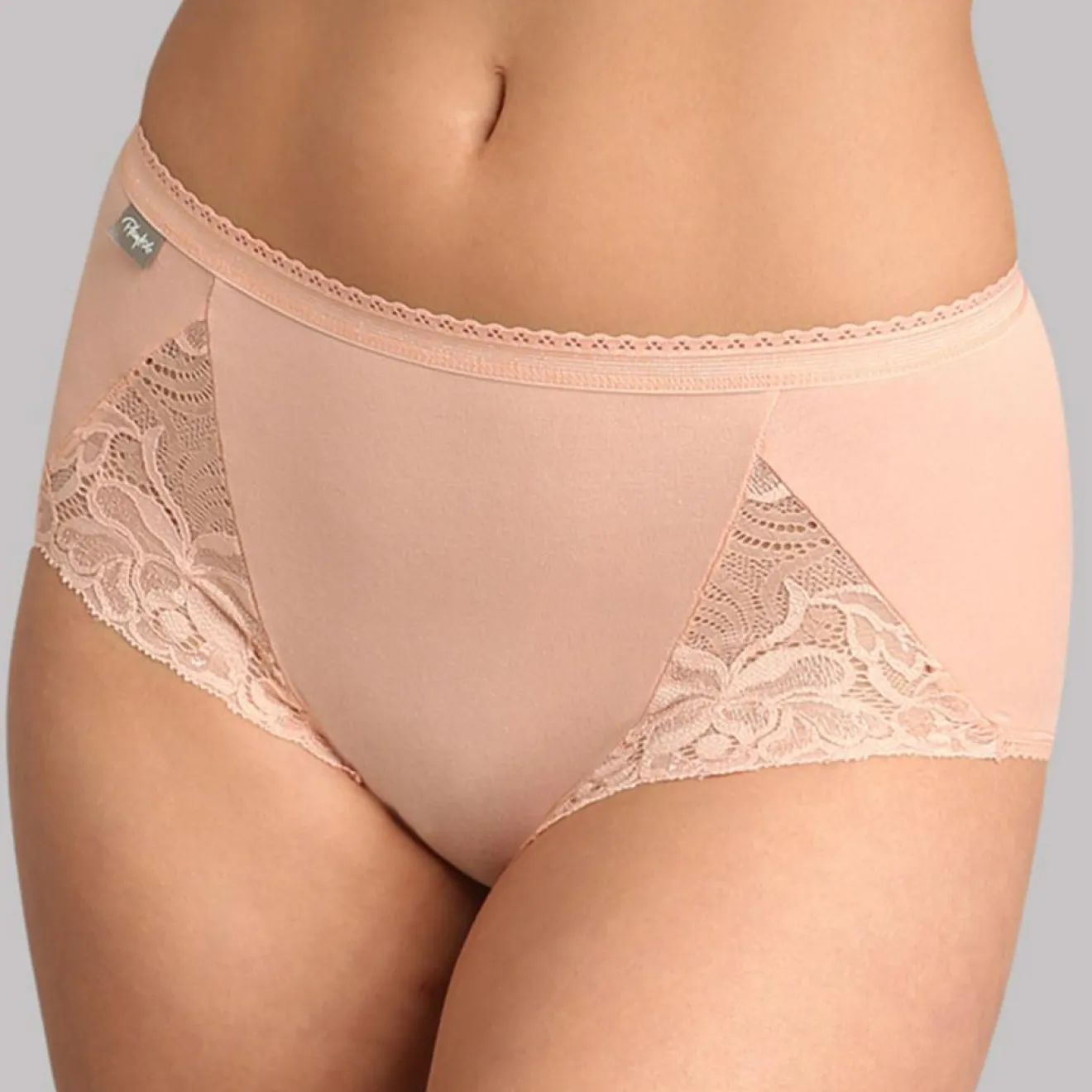 New Playtex 2 Culottes Coton Feminine beiges