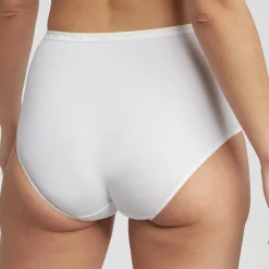 Sale Playtex 2 Culottes en Coton Bio blanches