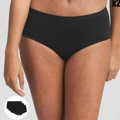 Online Playtex 2 Culottes en Coton Bio noires