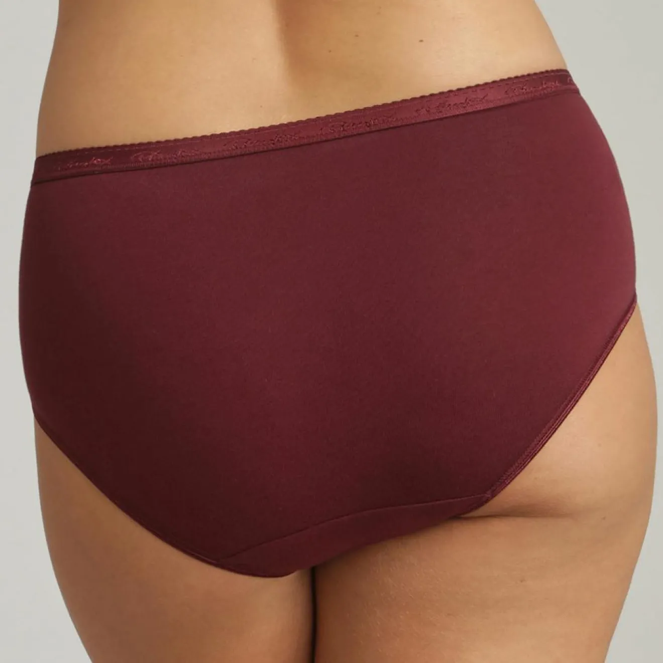 Sale Playtex 3 Culottes midi Cotton Bio prune/imprimé/terracotta