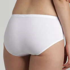 New Playtex 3 Culottes midi Cotton Bio blanc/beige/noir