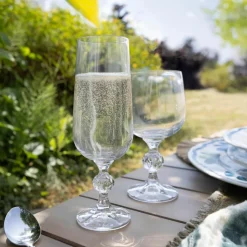 New Novastyl 3 Flûtes Matignon18Cl En Cristallin