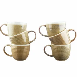 Bjorn 6 Mugs Cosmos beige/blanc nacré - 30 cl