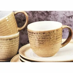 Bjorn 6 Mugs Cosmos beige/blanc nacré - 30 cl
