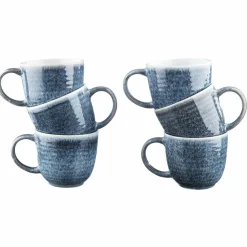 Bjorn 6 Mugs Cosmos bleu/blanc nacré - 30 cl