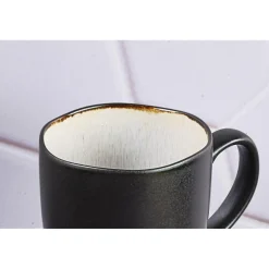 Bjorn 6 Mugs en Grès Iris blanc/ivoire - 40 cl