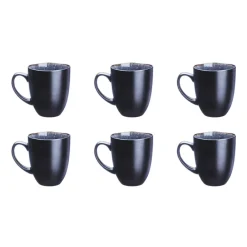 Hot Bjorn 6 Mugs en Grès Iris bleu foncé - 40 cl