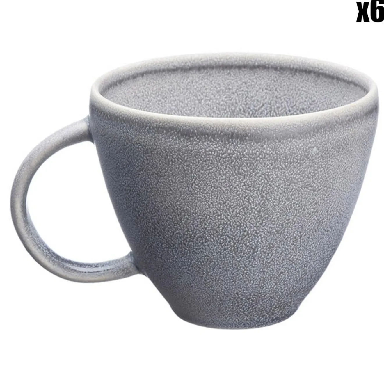 Online Bjorn 6 Mugs en Grès Stone gris clair - 25 cl