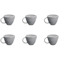 Online Bjorn 6 Mugs en Grès Stone gris clair - 25 cl