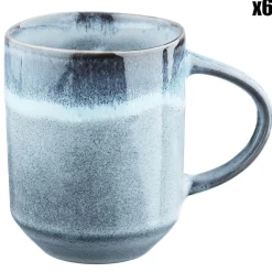 Bjorn 6 Mugs Genesis bleus - 40 cl