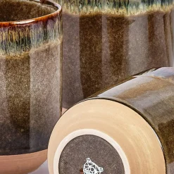 Discount Bjorn 4 Mugs Genesis marron volcanique - 40 cl