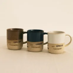 New Novastyl 6 Mugs Macchiato 34ClEn Autres Céramiques 3Couleurs Assorties