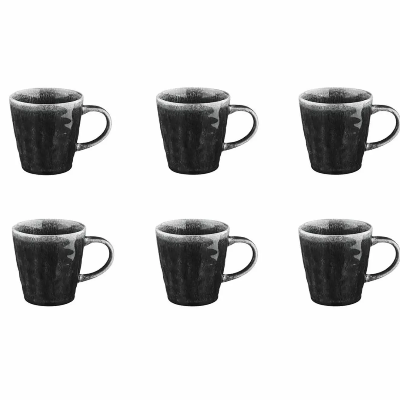 Bjorn 6 Mugs Moon noirs - 40 cl