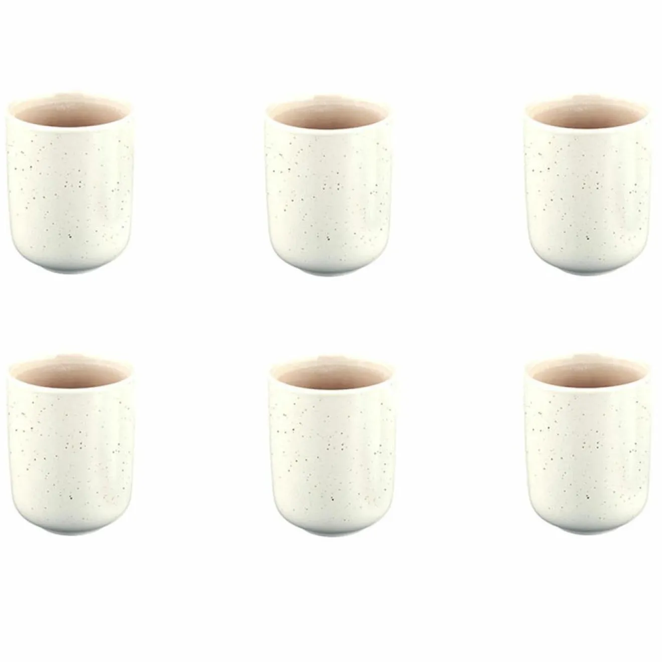 Bjorn 6 Mugs Oxygen rose poudre/beige - 30 cl