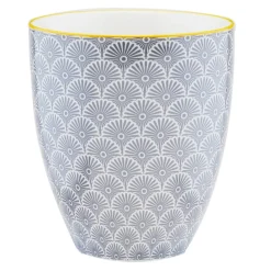 Discount Bjorn 6 Mugs Pattern Eclipse gris anthracite - 30 cl