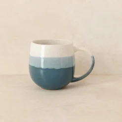 Novastyl 6 Mugs Rita Bleu44Cl En Grès