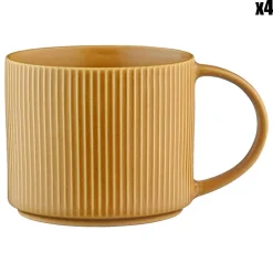 New Bjorn 4 Mugs Scandi jaune ocre - 50 cl