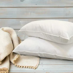 Hypsom 4 Oreillers Alaska à Fibres creuses polyester blancs - 65x65 cm