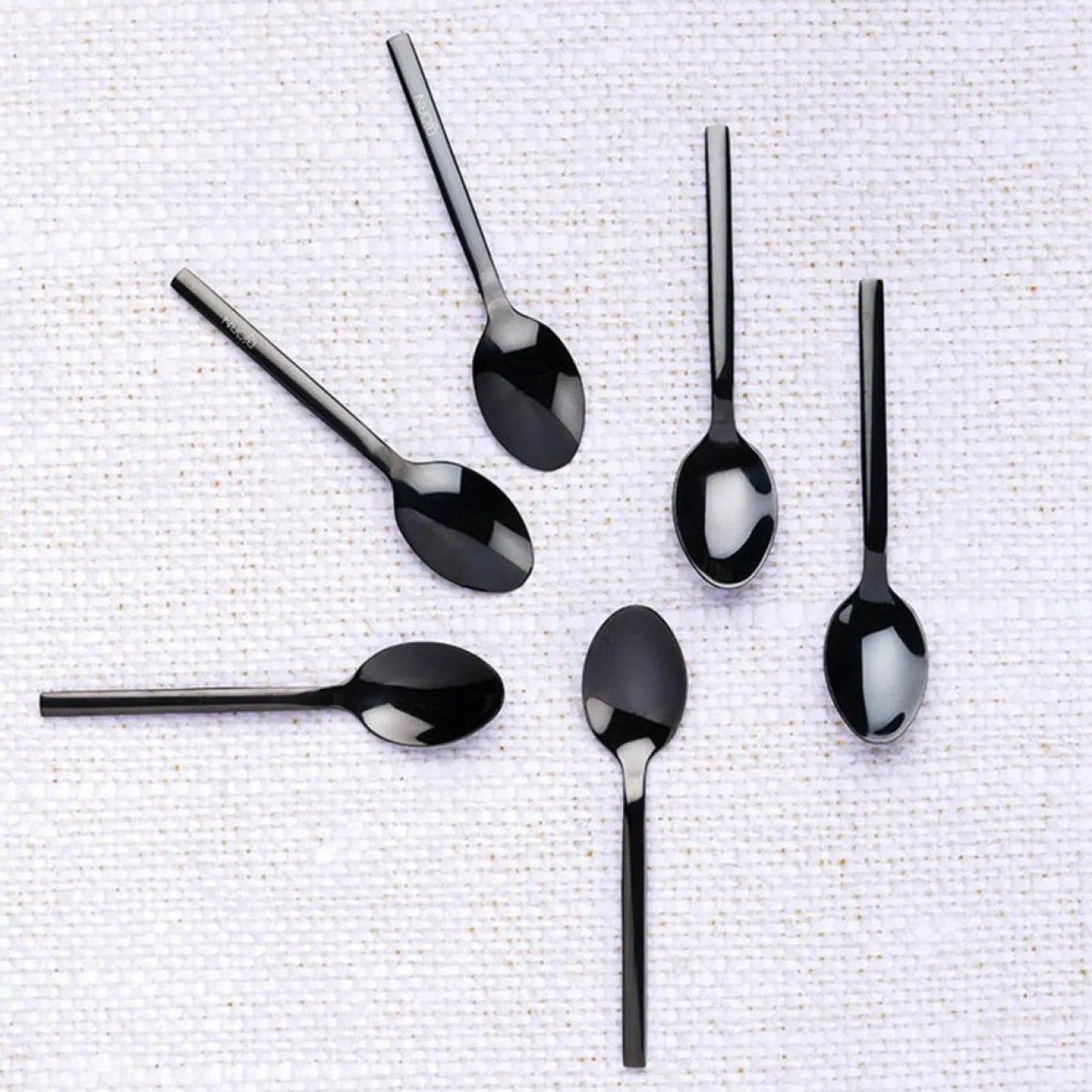 Best Bjorn 6 Petites cuillères Emund noires