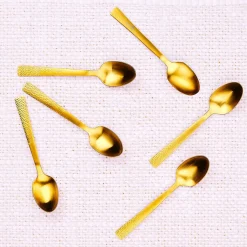 Discount Bjorn 6 Petites cuillères Finn dorées