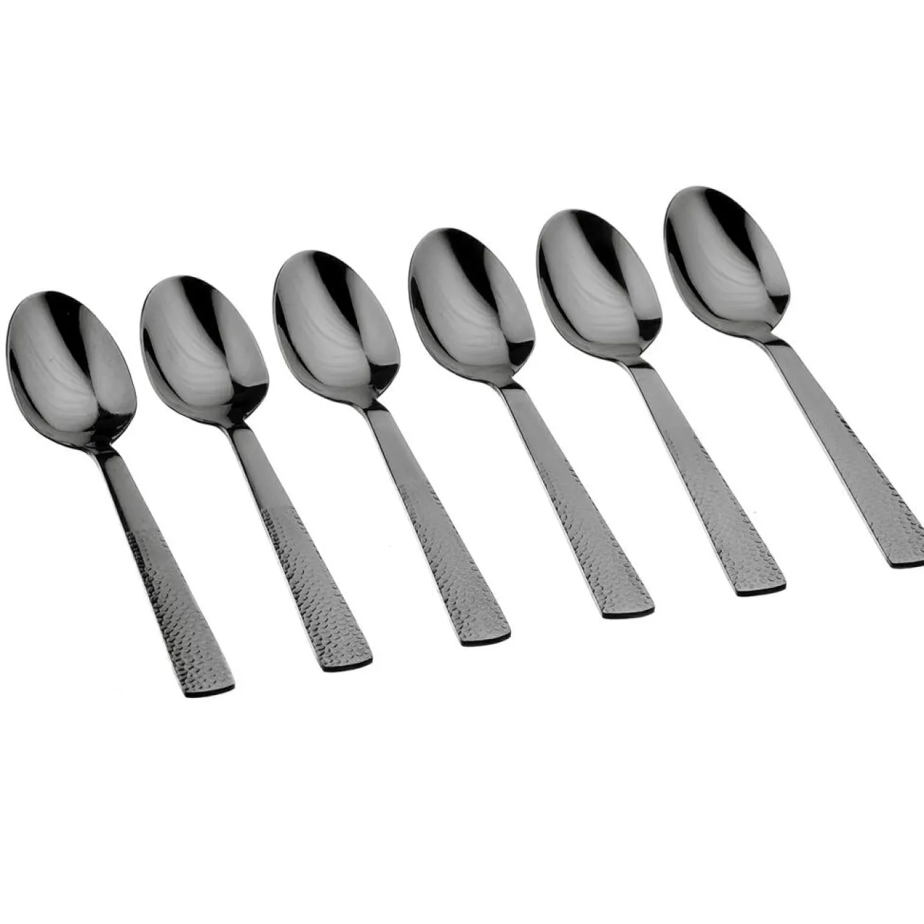 Bjorn 6 Petites cuillères Finn noires