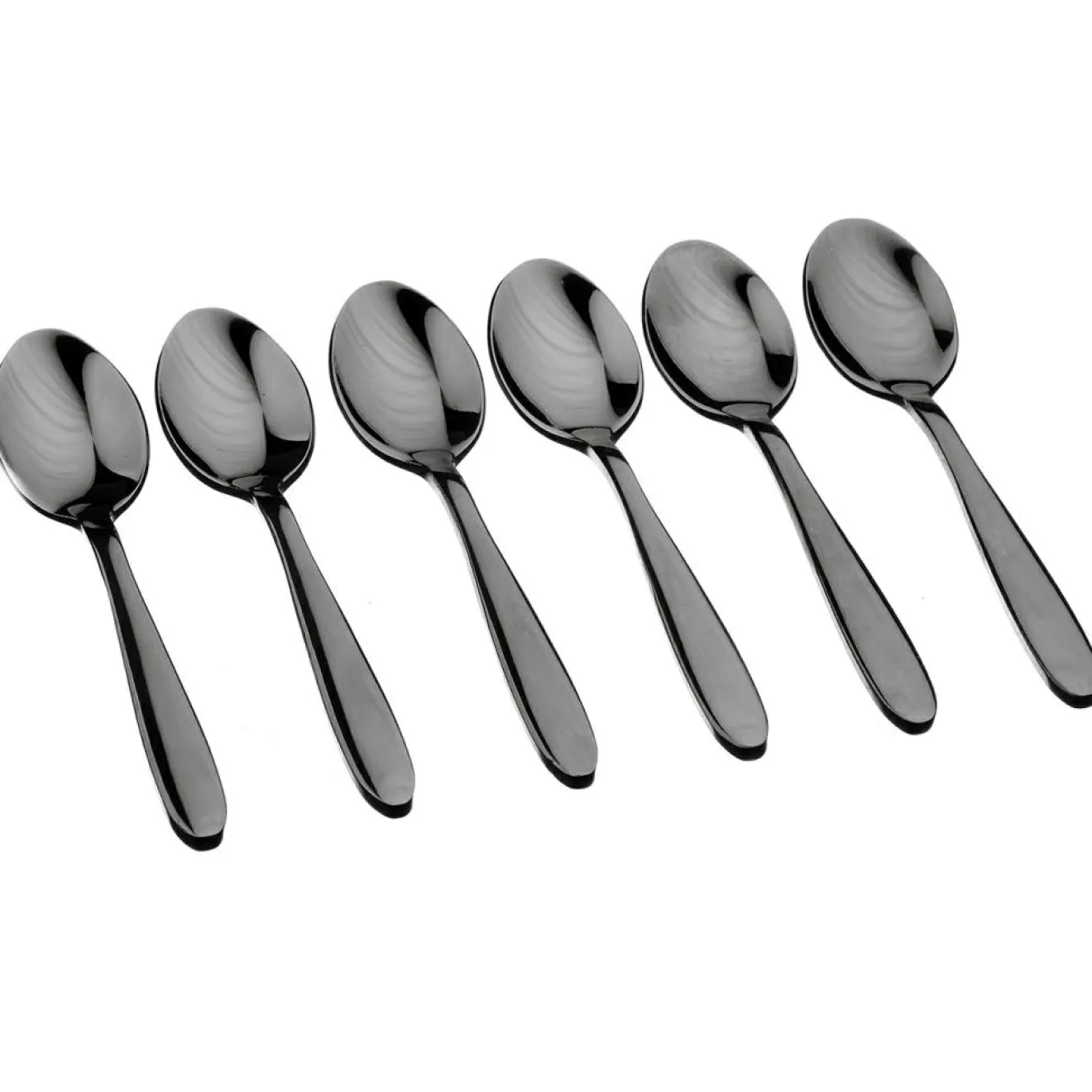 Bjorn 6 Petites cuillères Kaja noires