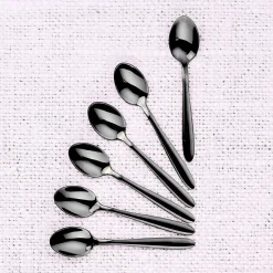 Bjorn 6 Petites cuillères Kaja noires