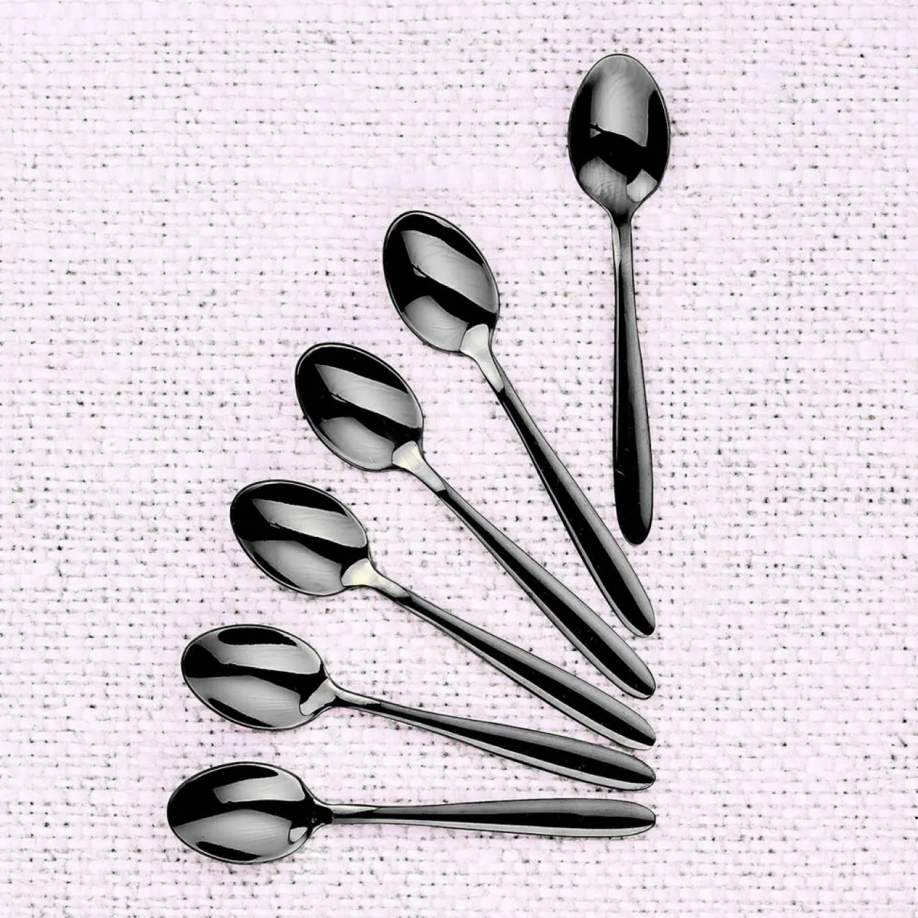 Bjorn 6 Petites cuillères Kaja noires