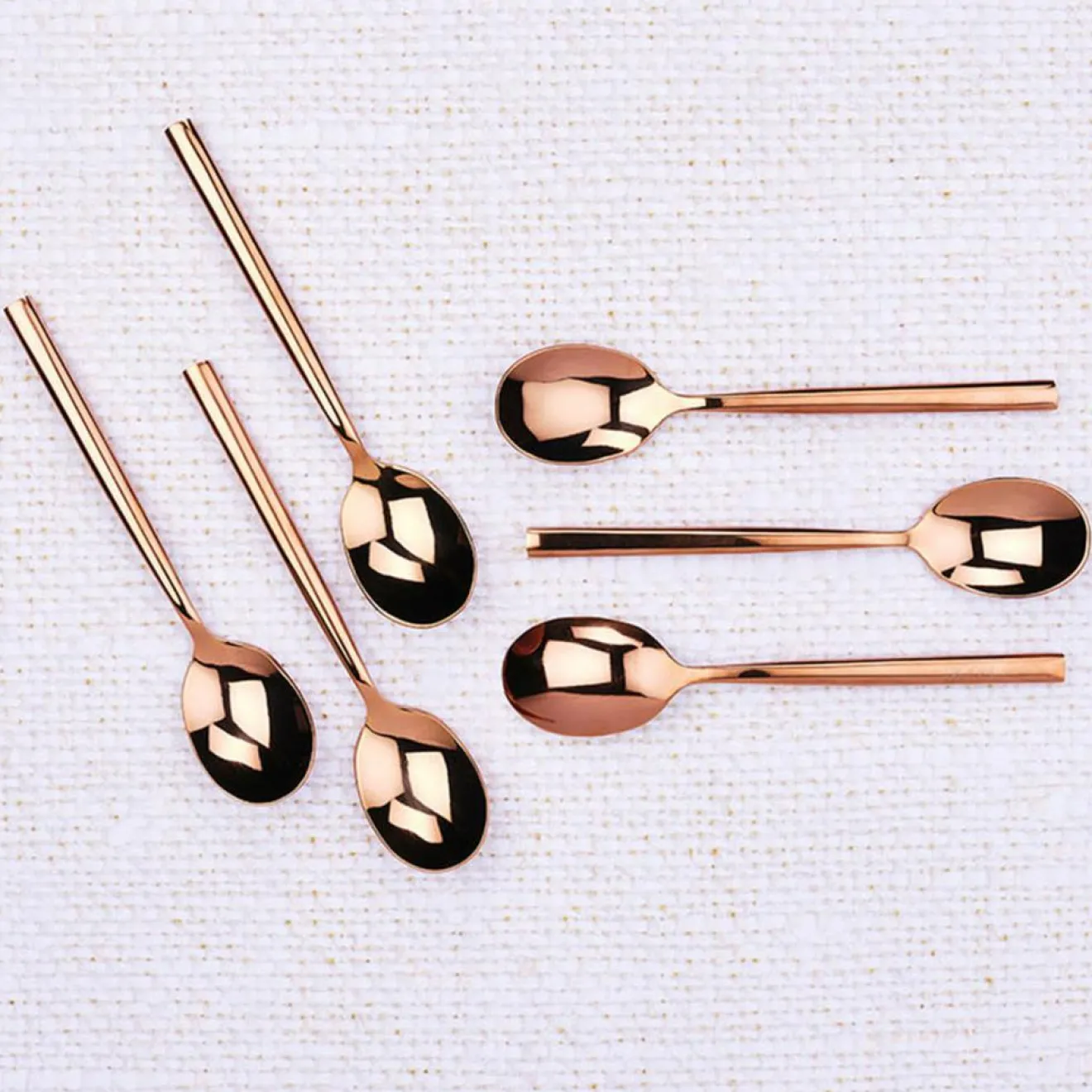 Bjorn 6 Petites cuillères Nils cuivrées
