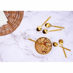 Clearance Bjorn 6 Petites cuillères Nils dorées