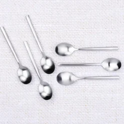 Bjorn 6 Petites cuillères Nils inox mat