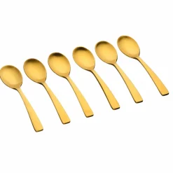 Clearance Bjorn 6 Petites cuillères Oglu dorées