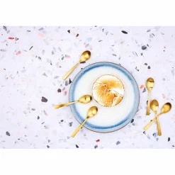 Clearance Bjorn 6 Petites cuillères Oglu dorées