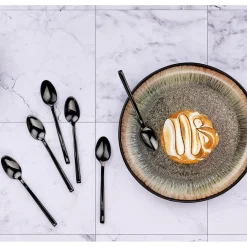 Bjorn 6 Petites cuillères Olaf noires