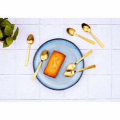 Bjorn 6 Petites cuillères Telmo dorées