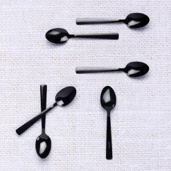 Bjorn 6 Petites cuillères Telmo noires