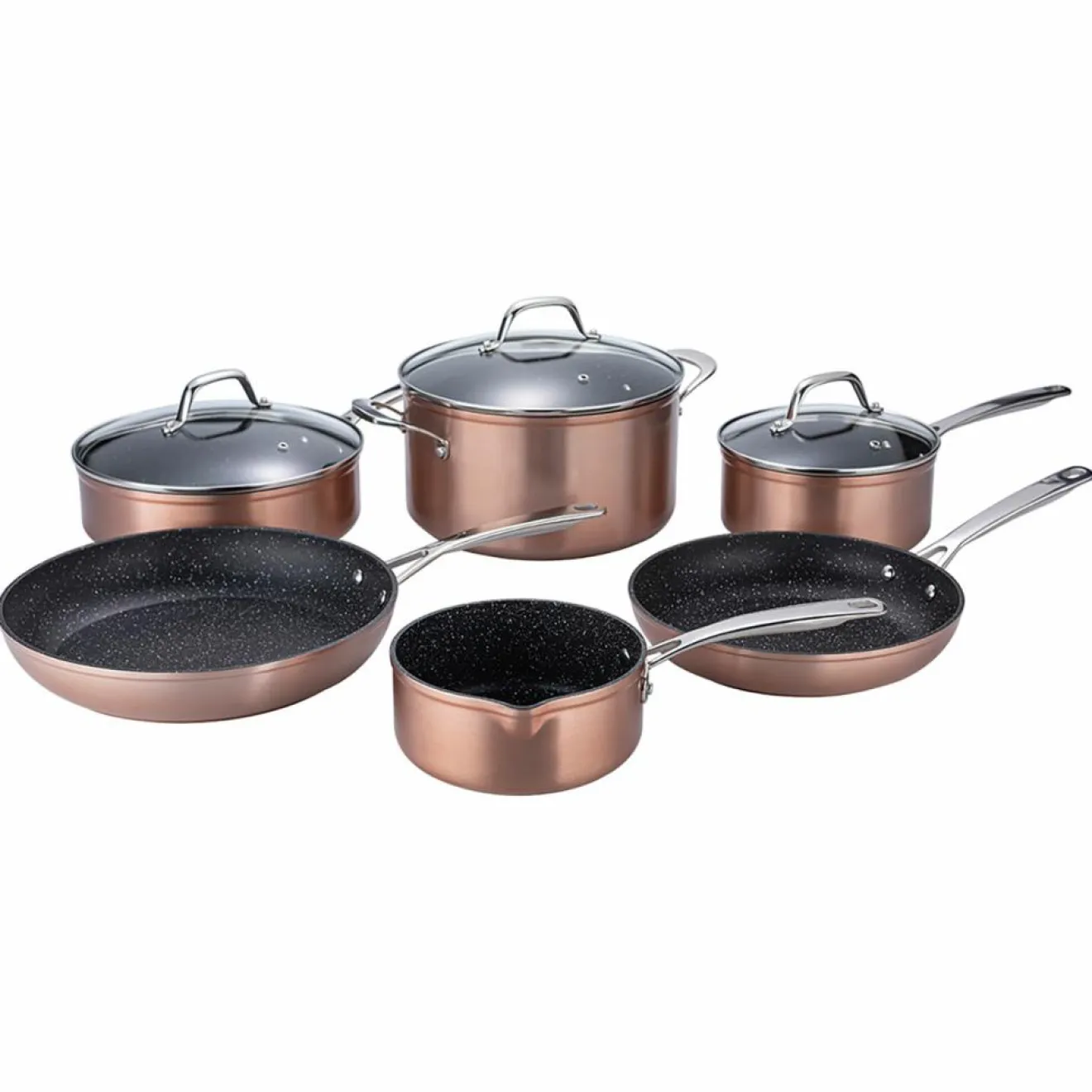 Gam'Hotel 9 Pièces en Céramique Cuivré Élégance Greblon cuivre