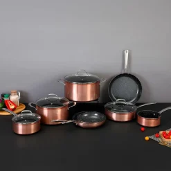 Gam'Hotel 9 Pièces en Céramique Cuivré Élégance Greblon cuivre