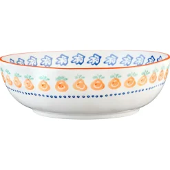 Bjorn 2 Saladiers en Porcelaine Napoli multicolores - 35x17.7x35.3 cm