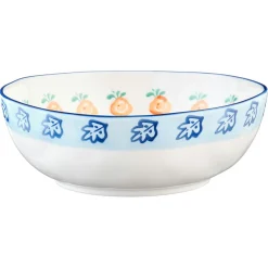 Bjorn 2 Saladiers en Porcelaine Napoli multicolores - 35x17.7x35.3 cm