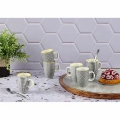 Bjorn 6 Tasses à café Eclipse gris anthracite - 9 cl