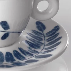 Online Illy 2 Tasses Cappucino en Porcelaine Art Collection Biennale A bleu/blanc - 170 ml