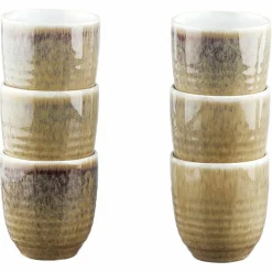 New Bjorn 6 Tasses Cosmos beige/blanc nacré - 15 cl