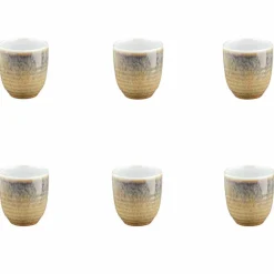 New Bjorn 6 Tasses Cosmos beige/blanc nacré - 15 cl